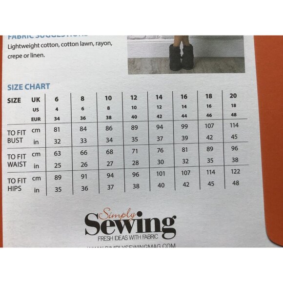 Misses Dress Pattern The Matilda Dress UNCUT US Size 4 6 8 10 12 14 16 18 - Picture 3 of 5